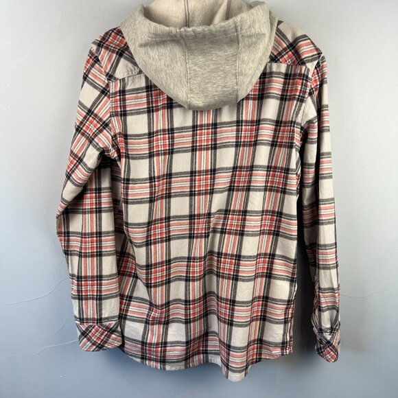 Rip Curl Big Boys Ranchero Hoodie Flannel Shirt Size S Surfing Skater Streetwear - Picture 10 of 10